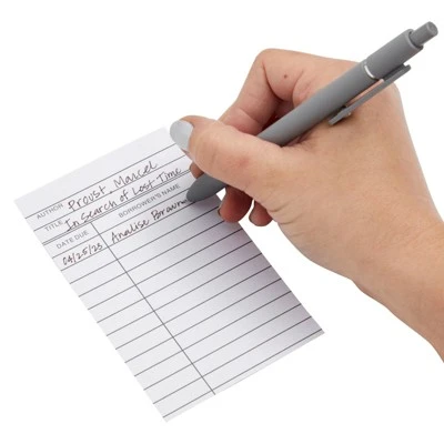 Best Paper Greetings 500 Pack Blank Library Cards For School Book Checkouts, CDs, DVDs, Vinyl Records, Classroom Supplies, White, 3 X 5 In 2 Best Paper Greetings 500 Pack Blank Library Cards For School Book Checkouts, CDs, DVDs, Vinyl Records, Classroom Supplies, White, 3 X 5 In - Image 2