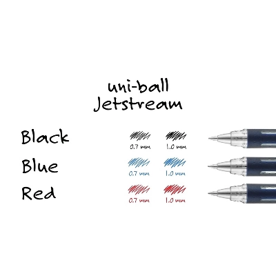 Uni-ball JETSTREAM Rollerball Pen Fine Point Black Ink 598870 6 Uni-ball JETSTREAM Rollerball Pen Fine Point Black Ink 598870 - Image 6