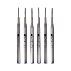 Monteverde Ballpoint Pen Refill Fine Point Blue Ink 6 Pack (M423BU)