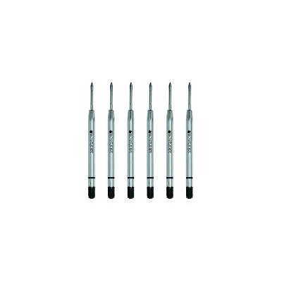 Monteverde Ballpoint Pen Refill Fine Point Black Ink 6 Pack (P423BK) 1 Monteverde Ballpoint Pen Refill Fine Point Black Ink 6 Pack (P423BK)