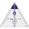 Marti Michell 12" 60 Degree Triangle Ruler-3 To 12 Inches Finished