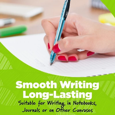 BIC Ecolutions Ocean-Bound Retractable Ballpoint Pens Medium Point Blue Ink Dozen (BPRR11-BLU) 5 BIC Ecolutions Ocean-Bound Retractable Ballpoint Pens Medium Point Blue Ink Dozen (BPRR11-BLU) - Image 5
