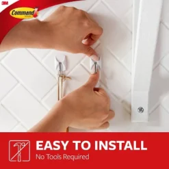 Command General Purpose Hooks Small Holds 1lb White 9 Hooks & 12 Strips/Pack 170679ES -Creative Office Outlet Store GUEST a4376b9d f56e 4500 903f 09f71dfc2218