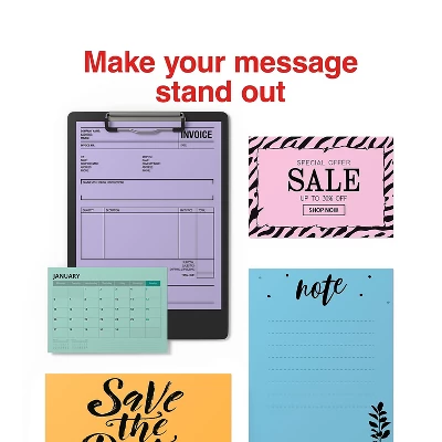 MyOfficeInnovations Pastel Colored Copy Paper 8 1/2" X 11" Lilac 500/Ream (14782) 678826 4 MyOfficeInnovations Pastel Colored Copy Paper 8 1/2" X 11" Lilac 500/Ream (14782) 678826 - Image 4