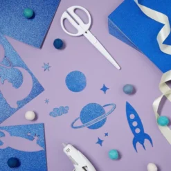 Bright Creations 30 Sheets Double-Sided Royal Blue Glitter Cardstock Paper For DIY Crafts, Card Making, Invitations, 300GSM, 8.5 X 11 In