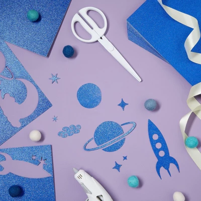 Bright Creations 30 Sheets Double-Sided Royal Blue Glitter Cardstock Paper For DIY Crafts, Card Making, Invitations, 300GSM, 8.5 X 11 In 1 Bright Creations 30 Sheets Double-Sided Royal Blue Glitter Cardstock Paper For DIY Crafts, Card Making, Invitations, 300GSM, 8.5 X 11 In