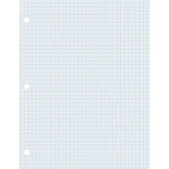 Pacon Graphing Paper, White, 2-sided, 1/4" Quadrille Ruled 8-1/2" X 11", 500 Sheets Per Pack, 2 Packs