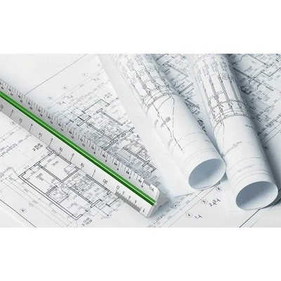 Arteza Architect Ruler, Triangular, Scale, 12" 1 Arteza Architect Ruler, Triangular, Scale, 12"