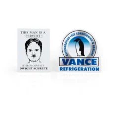 Just Funky The Office Fridge Magnet Set - 4pcs Cool 4x3 Inches Flat Refrigerator Magnets -Creative Office Outlet Store GUEST adb18837 5f61 41a3 88bd 80fc2110077b