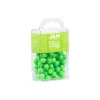 JAM PAPER Round Head Push Pins Lime Green 100/Pack (346RTLIGR)