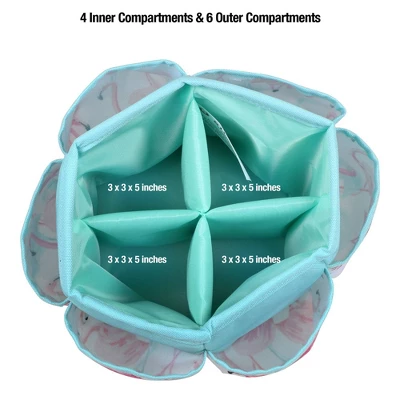 Singer Flamingo Print Desktop Storage Spinner 4 Singer Flamingo Print Desktop Storage Spinner - Image 4