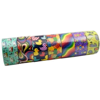 Duck Tape Printed Duct Tape, 1.88 In X 10 Yd, Rainbow 1 Duck Tape Printed Duct Tape, 1.88 In X 10 Yd, Rainbow
