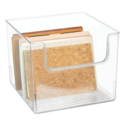 MDesign Plastic Home Office Storage Bin Container, Desk Organizer, 4 Pack 13 MDesign Plastic Home Office Storage Bin Container, Desk Organizer, 4 Pack -Creative Office Outlet Store GUEST affc95a3 d235 4da5 a065 a33127a69f7e