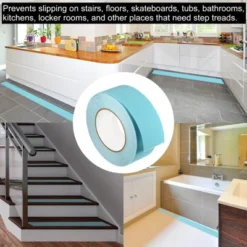 Unique Bargains Anti Slip Grip Tapes Non-Slip Traction Tapes For Stairs Blue 2" X 32.8 Ft 7 Unique Bargains Anti Slip Grip Tapes Non-Slip Traction Tapes For Stairs Blue 2" X 32.8 Ft -Creative Office Outlet Store GUEST b061a493 8ba5 4b1e 988f 14f7e6b8c630