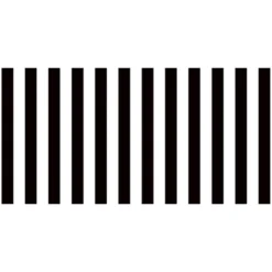 Fadeless Bulletin Board Art Paper, Classic Stripes - Black & White, 48" X 50', 1 Roll