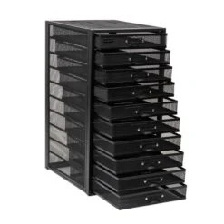 Mind Reader Network Collection Metal Mesh 10 Drawer Desk Organizer Multi-Purpose Black -Creative Office Outlet Store GUEST b7a1e607 1190 4b75 90fb 0b26dc786931