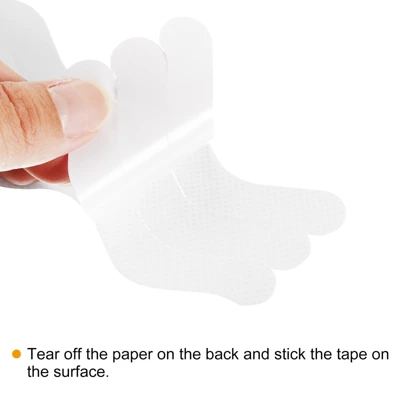 Unique Bargains Non Slip Bathtub Stickers Safety Shower Treads Adhesive Decal S Shape With Scraper For Tub Shower White 0.6 Ft X 0.5 Inch 3 Unique Bargains Non Slip Bathtub Stickers Safety Shower Treads Adhesive Decal S Shape With Scraper For Tub Shower White 0.6 Ft X 0.5 Inch - Image 3