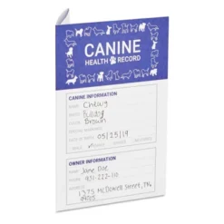 Juvale 24 Pack Puppy Vaccination Record Card, Dog Vaccine And Canine Health Booklets, 5 X 3.5 In -Creative Office Outlet Store GUEST bce31e3c 5f21 4f76 9eea 28df4c191e8e