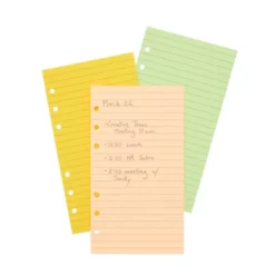 Paper Junkie 6 Pack Colored A6 Refill Paper For 6-Ring Binder, Journal, Planner, Loose Leaf Colored Lined Paper Inserts (240 Sheets/480 Pages) -Creative Office Outlet Store GUEST bd8d6703 43c4 428b 8bfa cee295f41f5b