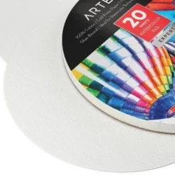 Arteza 7" Round Watercolor Paper Pad, Acid-Free, Non-Toxic - 20 Sheets