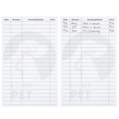 100 Pack Pet Grooming Card, Customer Information Cards Client Contact Profile Extender Pet Info Record Cards For Pet Dog Cat Groomers, 8 X 5 Inches -Creative Office Outlet Store GUEST bfdd7294 7163 4196 ae3f b439b5b953f2