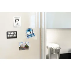 Just Funky The Office Fridge Magnet Set - 4pcs Cool 4x3 Inches Flat Refrigerator Magnets -Creative Office Outlet Store GUEST c1c455bd 5de6 4e87 ace3 2afa7fcd5048