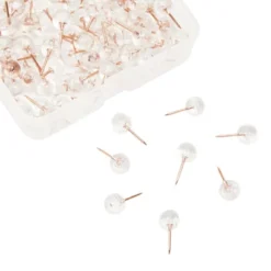 Juvale 300 Count Decorative Push Pins For Cork Bulletin Boards, Rose Gold Thumb Tacks, 1/3 In -Creative Office Outlet Store GUEST c1cad5b9 2abc 45d8 83b0 237105aa7951