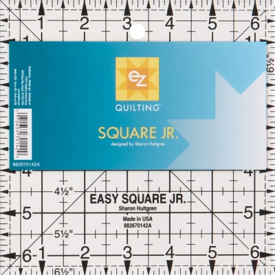EZ Quilting Easy Square Jr.-6-1/2"X6-1/2" 1 EZ Quilting Easy Square Jr.-6-1/2"X6-1/2"