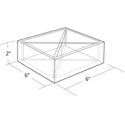 Azar Displays 6" Square Tray Four Compartment Desk Organizer -Creative Office Outlet Store GUEST c635520a f580 4c88 a089 c52b0da7dc68