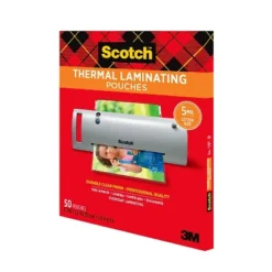 Scotch Letter Size Thermal Laminating Pouches 5 Mil 11 1/2 X 9 50/Pack TP585450 14 Scotch Letter Size Thermal Laminating Pouches 5 Mil 11 1/2 X 9 50/Pack TP585450 -Creative Office Outlet Store GUEST d1bc393c 1389 487d b9a0 ed6f08dc0635