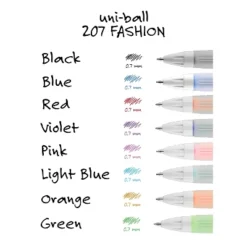 Uni-ball Uniball 207 Fashion Retractable Gel Pens Medium Point 0.7mm Assorted Ink 8/Pack (1739929) -Creative Office Outlet Store GUEST d27b97a1 dd0f 4402 b7ce 5ab7f226178e