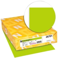 Exact Color Copy Paper, 8-1/2 X 11 Inches, 20 Lb, Bright Green, 500 Sheets