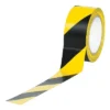 The Packaging Wholesalers Tape Logic Striped Vinyl Tape 7.0 Mil 2" X 36 Yds. Black/Yellow 24/Case