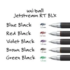 Uni-ball Jetstream RT BLX Retractable Rollerball Pen Bold Point Assorted Colors 5/pk (1858851) -Creative Office Outlet Store GUEST d9d06ab6 8a11 46ad bb9b 7b7de38a4c54