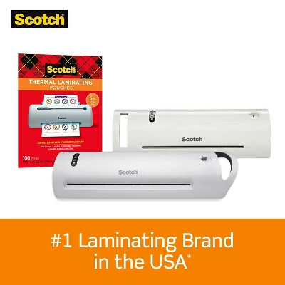 Scotch Letter Size Thermal Laminating Pouches 5 Mil 11 1/2 X 9 50/Pack TP585450 2 Scotch Letter Size Thermal Laminating Pouches 5 Mil 11 1/2 X 9 50/Pack TP585450 - Image 2