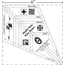 Marti Michell Multisize Kite Ruler