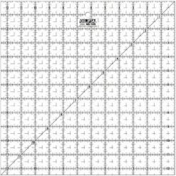 OLFA Frosted Advantage Non-Slip Ruler "The Standard"-12-1/2"X12-1/2"