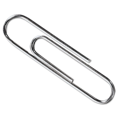 Acco Smooth Economy Paper Clip Metal Wire #3 Silver 100/Box 10 Boxes/Pack 72320 1 Acco Smooth Economy Paper Clip Metal Wire #3 Silver 100/Box 10 Boxes/Pack 72320