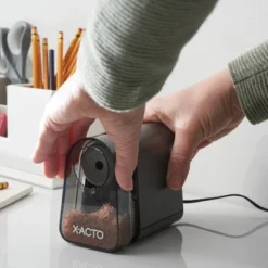 X-ACTO Mighty Mite Electric Pencil Sharpener With Pencil Saver & SafeStart Motor -Creative Office Outlet Store GUEST e8726298 ca6f 4ec0 ac59 f3595a5baed7