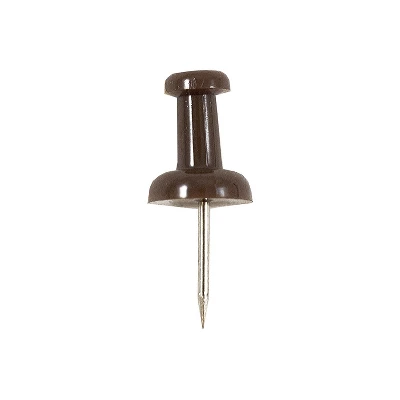 JAM Paper Colored Pushpins Chocolate Brown Push Pins 2 Packs Of 100 222419049A 2 JAM Paper Colored Pushpins Chocolate Brown Push Pins 2 Packs Of 100 222419049A - Image 2