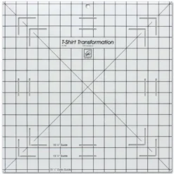 June Tailor T-Shirt Transformation Ruler-15-1/2"X15-1/2"