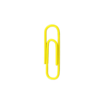 JAM Paper Colored Standard Paper Clips Small 1 Inch Yellow Paperclips 2183756A 2 JAM Paper Colored Standard Paper Clips Small 1 Inch Yellow Paperclips 2183756A - Image 2