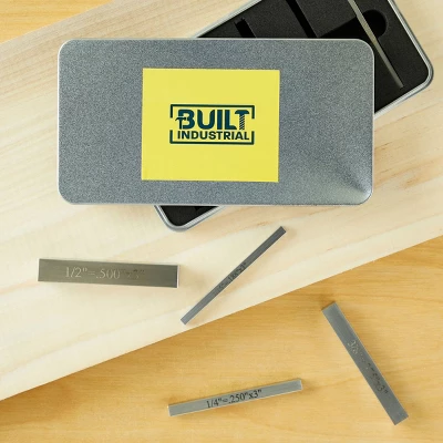 Built Industrial 5 Piece Set Gauge Setup Blocks, Stainless Steel Table Saw Accessories For Woodworking Tools, 5 Sizes 1 Built Industrial 5 Piece Set Gauge Setup Blocks, Stainless Steel Table Saw Accessories For Woodworking Tools, 5 Sizes