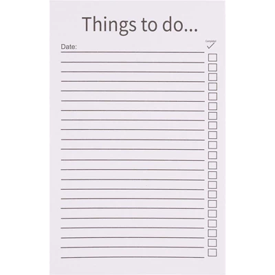 Paper Junkie 200-Pack White Things To Do Index Cards, Checklist Vertical Cardstock Paper, 3.2 X 5.1 In 3 Paper Junkie 200-Pack White Things To Do Index Cards, Checklist Vertical Cardstock Paper, 3.2 X 5.1 In - Image 3