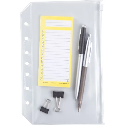 Day-Timer Vinyl Zip Pouch Loose-Leaf Desk 455170 3 Day-Timer Vinyl Zip Pouch Loose-Leaf Desk 455170 - Image 3