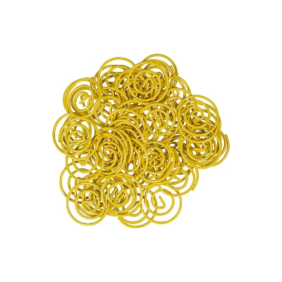 JAM Paper Colored Circular Paper Clips Round Paperclips Yellow 2 Packs Of 50 2187140B 4 JAM Paper Colored Circular Paper Clips Round Paperclips Yellow 2 Packs Of 50 2187140B - Image 4