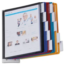 Durable Sherpa Wall-Mount Reference System 10 Panels 10 X 4 X 13 1/2 554100 -Creative Office Outlet Store GUEST f40776c2 d877 4b96 aefe f710266c7fd8