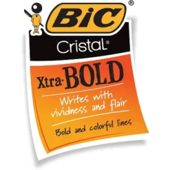 BIC Cristal Xtra Bold Stick Ballpoint Pen Bold 1.6mm Assorted Ink/Barrel 24/Pack MSBAPP241AST -Creative Office Outlet Store GUEST f49b2d5f 3840 46e0 a36a 1a92898e4cac