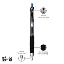 Uni-ball Uniball 207 Retractable Gel Pens Micro Point 0.5mm Blue Ink 12/Pack (61256) -Creative Office Outlet Store GUEST fdb9769c 060c 41ef 9934 68fc67585d60