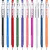 Pilot FriXion ColorSticks Erasable Gel Ink Pens Assorted 0.7 Mm 10/Pack 32454